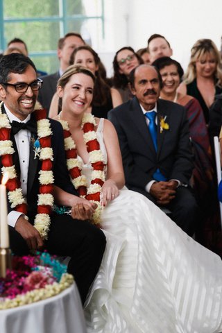 Jamie and Niraj modern rebel love party