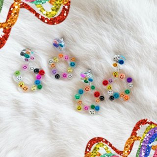 Colorful earrings