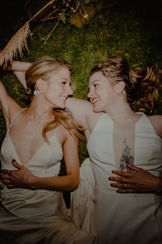 katie and Mallory wedding modern rebels