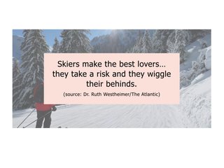 People ski down a snowy slope