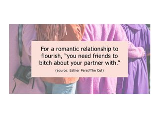 Four people in various shades of purple stand with their backs to the camera, arms around each other.